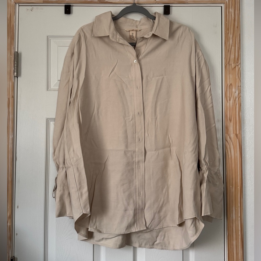 Tan Button Down